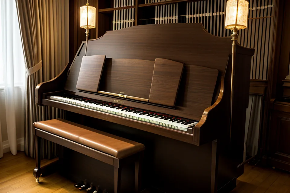 Klaviertastatur im Halbdunkel als Symbolbild für Barockmusik am Klavier und Feinmotorik-Training nach dem Wiedereinstieg