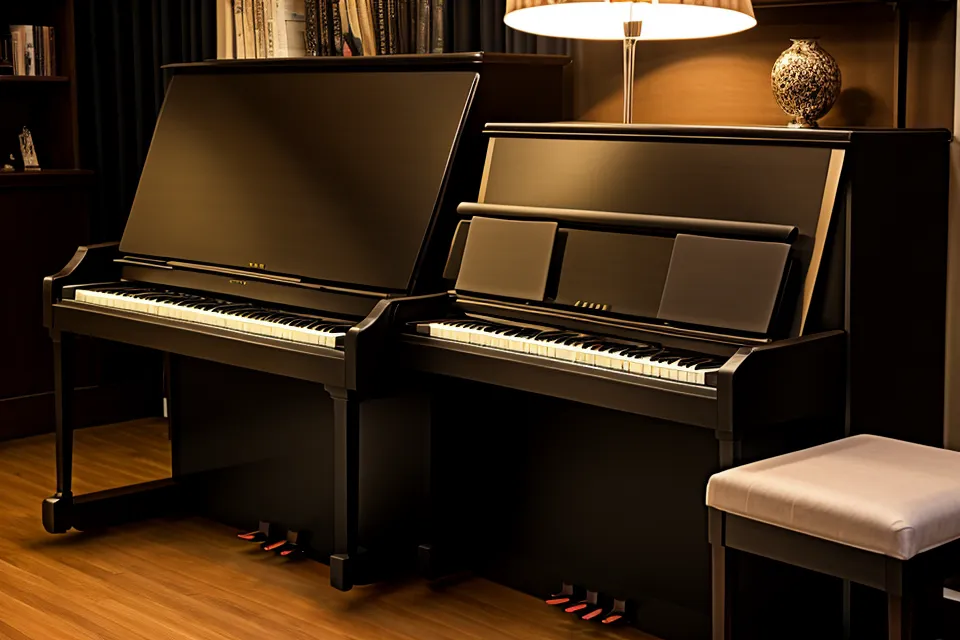 Nahaufnahme eines Metronom-Displays auf einem Digitalpiano eingestellt auf 60 BPM.